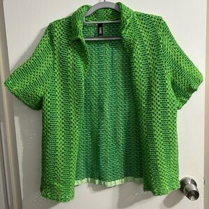 Triangl Maia Grasse Green cover up top